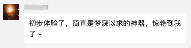 Refore AI 设计的用户说：初步体验了，简直是梦寐以求的神器，惊艳到我了~