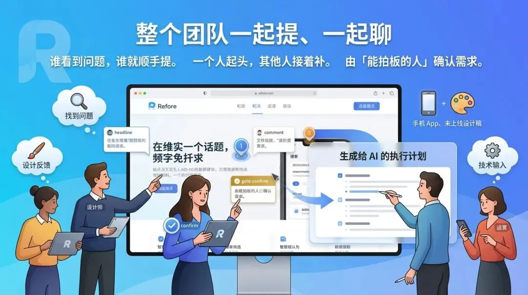 Refore Mark:在真实产品上标注需求,剩下的交给 AI